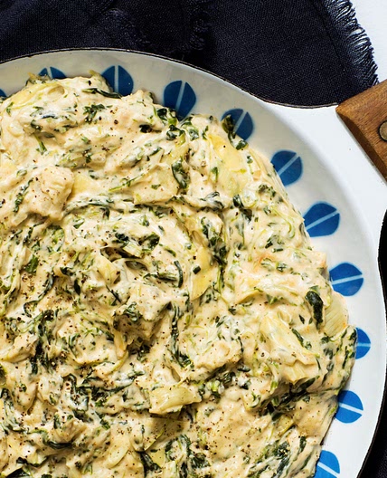 Classic Spinach-Artichoke Dip with Mozzarella and Parmesan