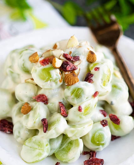 Greek Grape Salad with Protein