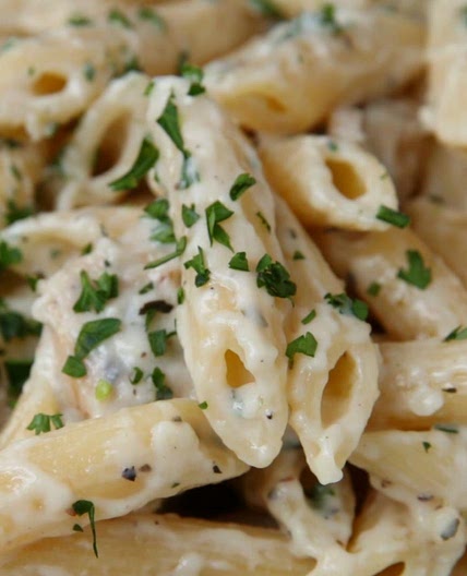 Easy Chicken Alfredo Penne Recipe by Tasty