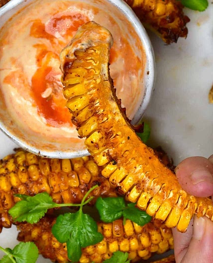 How To Make Spicy Corn Ribs (corn 'riblets')