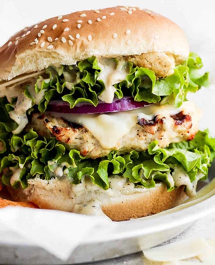 Chicken Caesar Burger Recipe