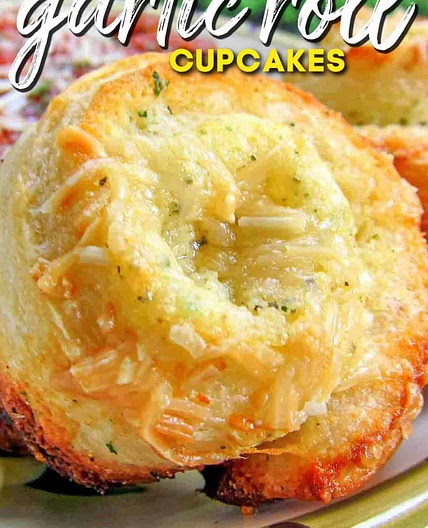 Garlic Roll Cupcakes