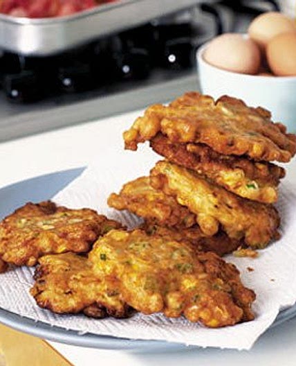 Sweetcorn pancakes