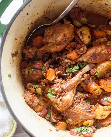 Pollo en Fricase (Chicken Fricassee)