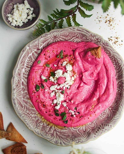 Creamy Beet Feta Dip