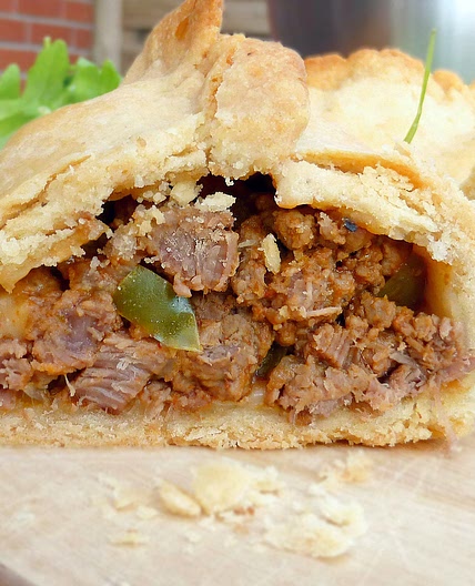 Spicy Beef and Onion Pasties (with Spelt Pastry)