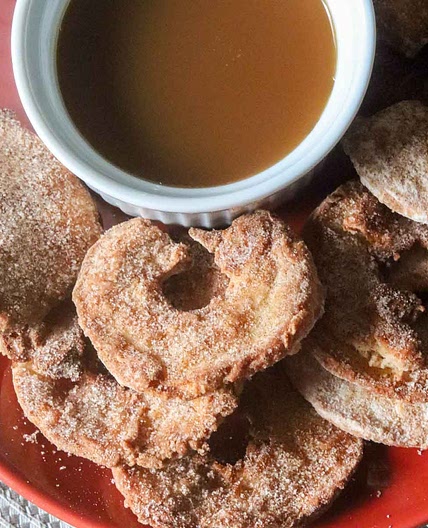 Air Fryer Cinnamon Apple Rings