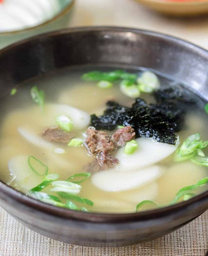 Tteokguk (Korean Rice Cake Soup)