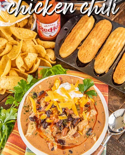 Slow Cooker Buffalo Chicken Chili