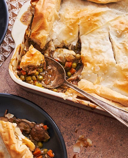 Vegan Mushroom Pot Pie