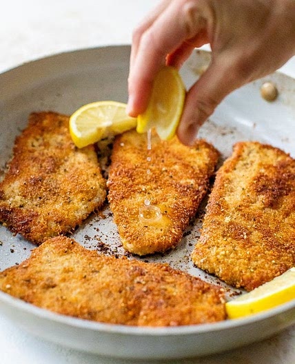 Turkey Cutlets with Parmesan Crust