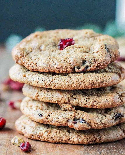 Vegan Cranberry Cookies