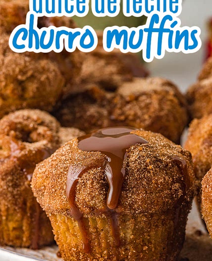 DULCE DE LECHE CHURRO MUFFINS