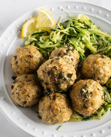 Easy Baked Chicken Meatballs