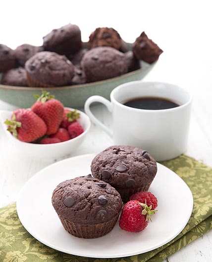 Keto Chocolate Zucchini Muffins