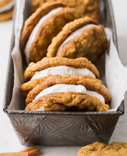 Gluten Free Pumpkin Oatmeal Cream Pies