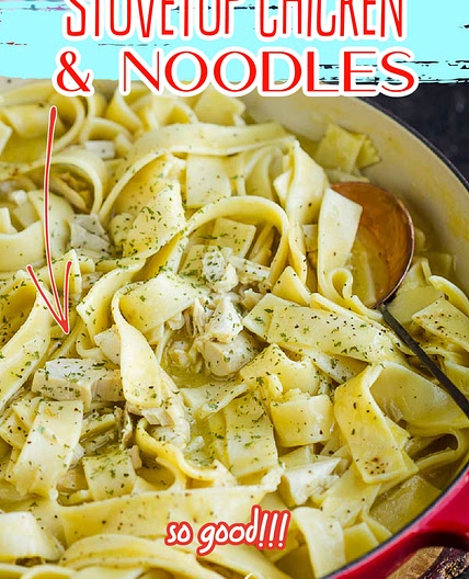 EASY STOVETOP CHICKEN NOODLE SOUP