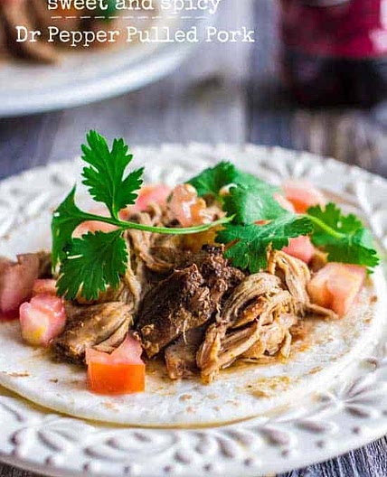 Sweet and Spicy Dr Pepper Pulled Pork
