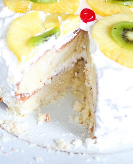 Tropical Layered Poke Cake