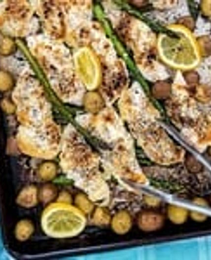 Everything Bagel Chicken Sheet Pan Dinner