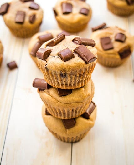 Peanut Butter Banana Muffins