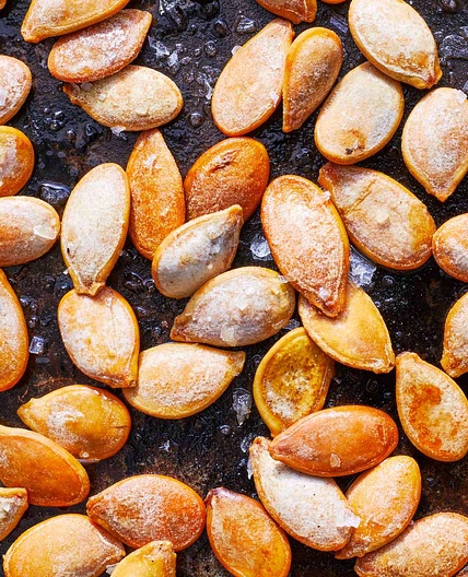 Roasted Butternut Squash Seeds