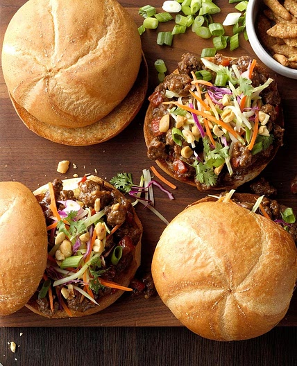 Kung Pao Sloppy Joes