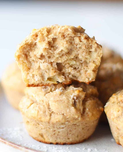 Coconut Muffins with Banana