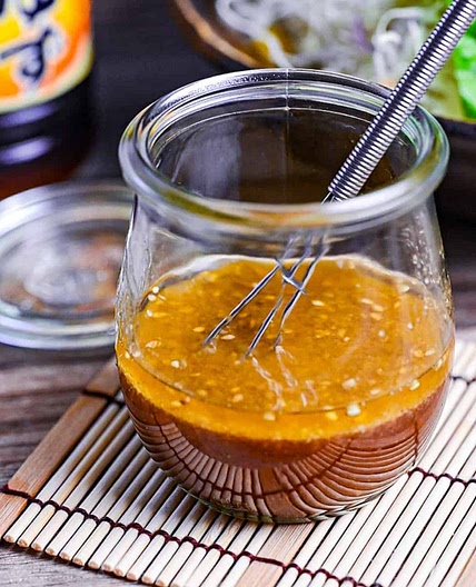 Ponzu Salad Dressing (with Sesame and Wasabi)