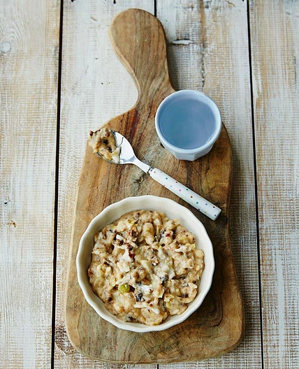 Michela’s banana, pear & prunes (no cook)