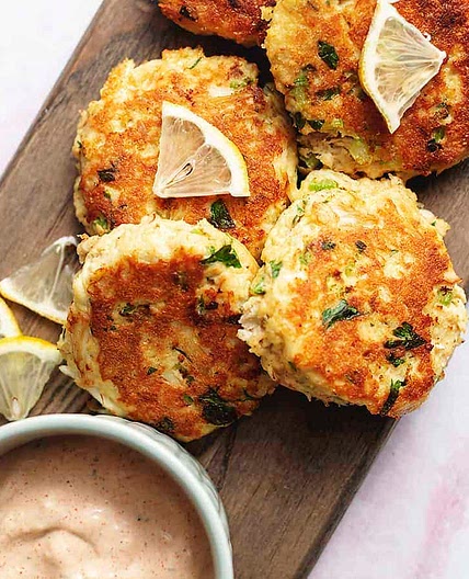 Keto Crab Cakes with Smoky Remoulade