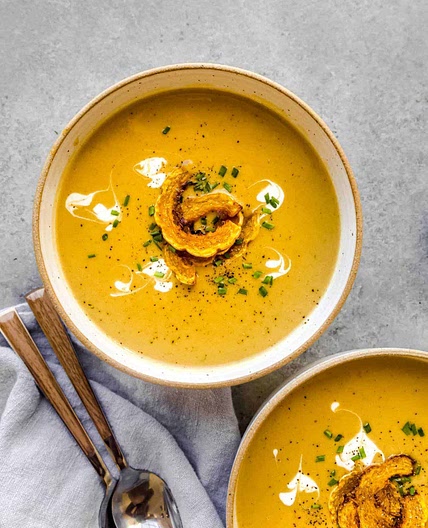 The Best Delicata Squash Soup