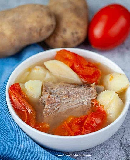 Tomato Potato Pork Bone Soup