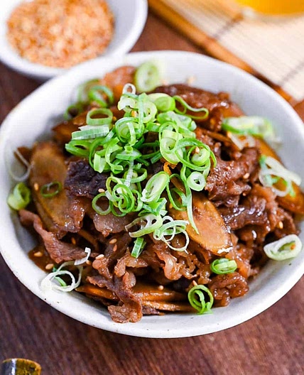 Beef Shigureni (Simmered Wagyu with Ginger and Burdock Root)