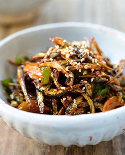 Myeolchi bokkeum (Stir-fried Dried Anchovies)