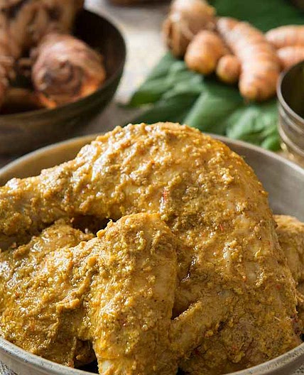 Rendang ayam nogori (chilli padi chicken rendang)