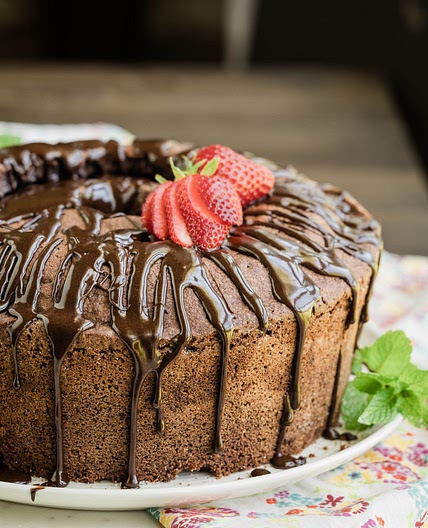 Chocolate Mile High Pound Cake