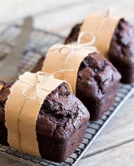 Chocolate zucchini mini loaves