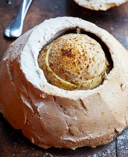Salt-baked celeriac & brown butter