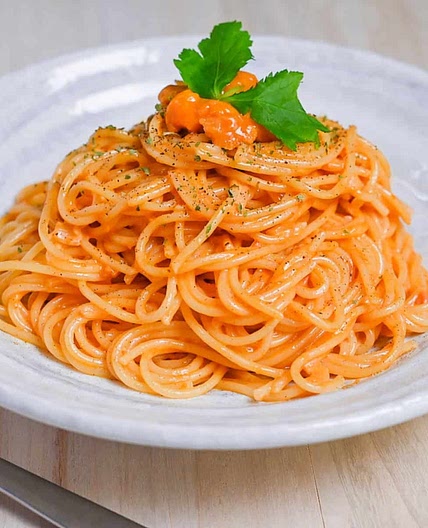 Uni Cream Pasta (Creamy Sea Urchin Pasta)