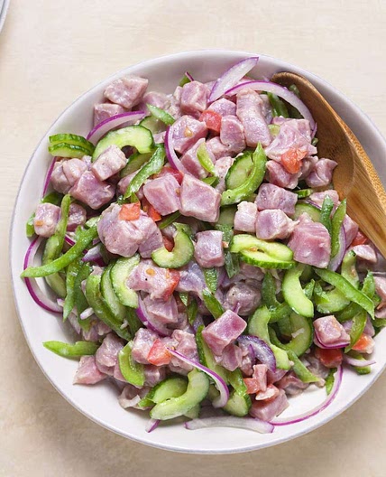 Tahitian Poisson Cru (Marinated Raw Fish)
