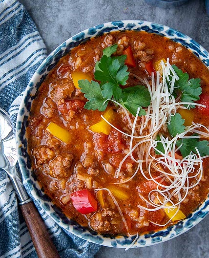Stuffed Pepper Soup (Best Flavor)