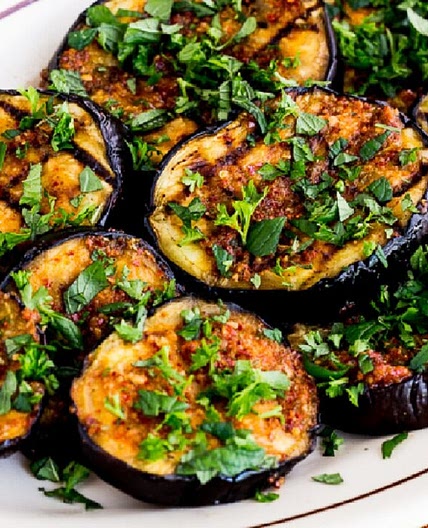 Spicy Grilled Eggplant