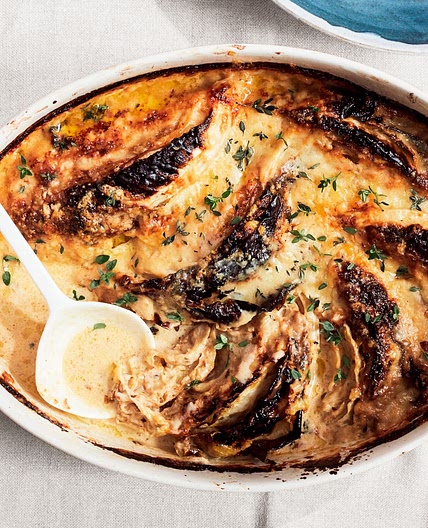 Cheesy Cabbage Gratin