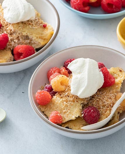 Coconut Cream Baked Oatmeal