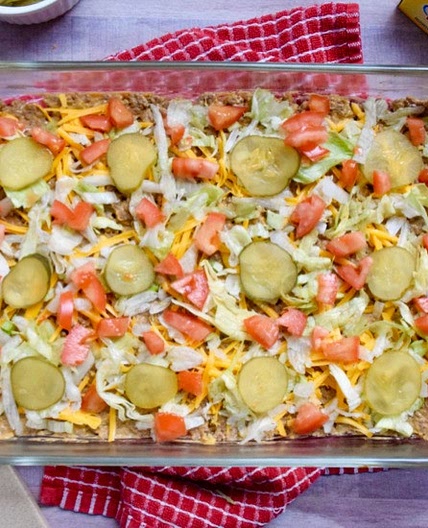 Velveeta Cheeseburger Dip