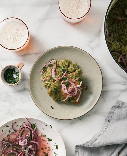 Peruvian Green Arroz con Pollo Recipe