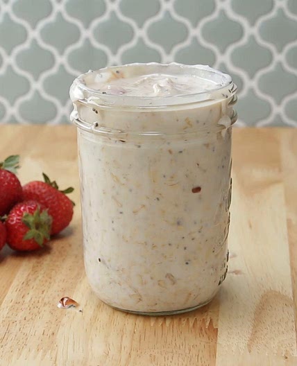 PB&J Overnight Oats Recipe by Tasty