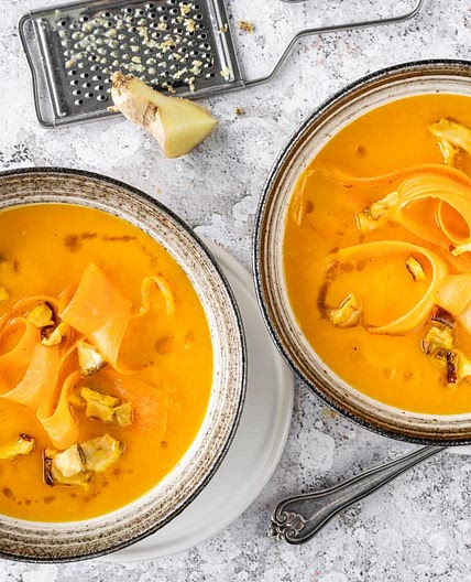 Rüeblisuppe mit Ingwer