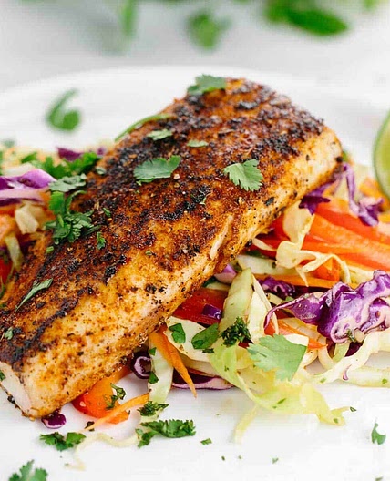 Mahi Mahi with Crunchy Coleslaw